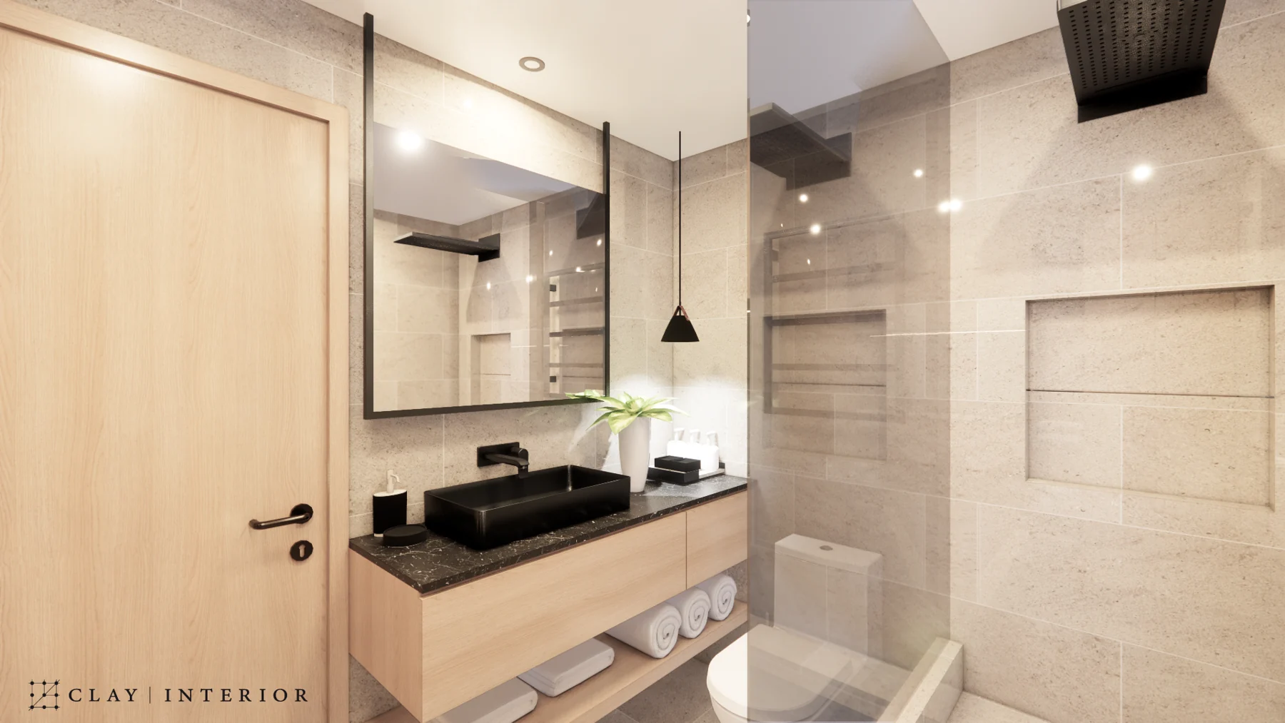 君臨天下 · 浴室設計 · CLAY Design / CLAY INTERIOR
