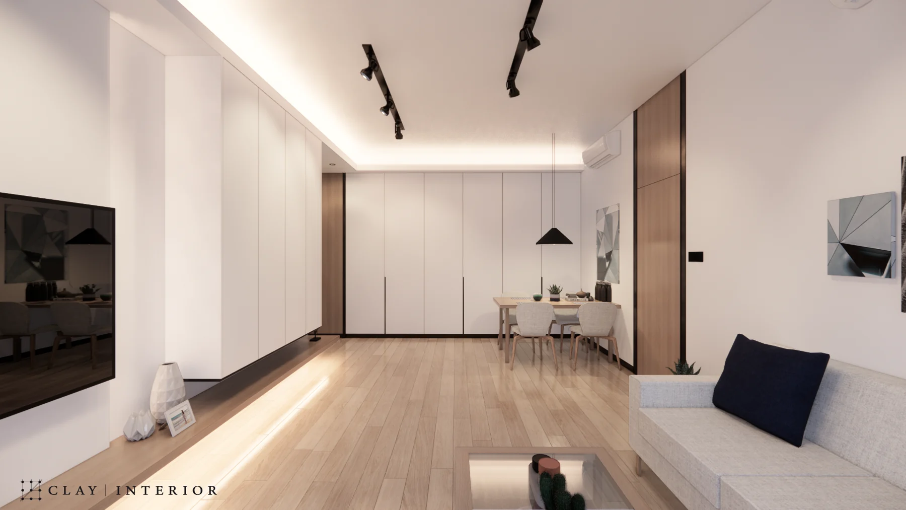 君臨天下 · 客廳設計 · CLAY Design / CLAY INTERIOR