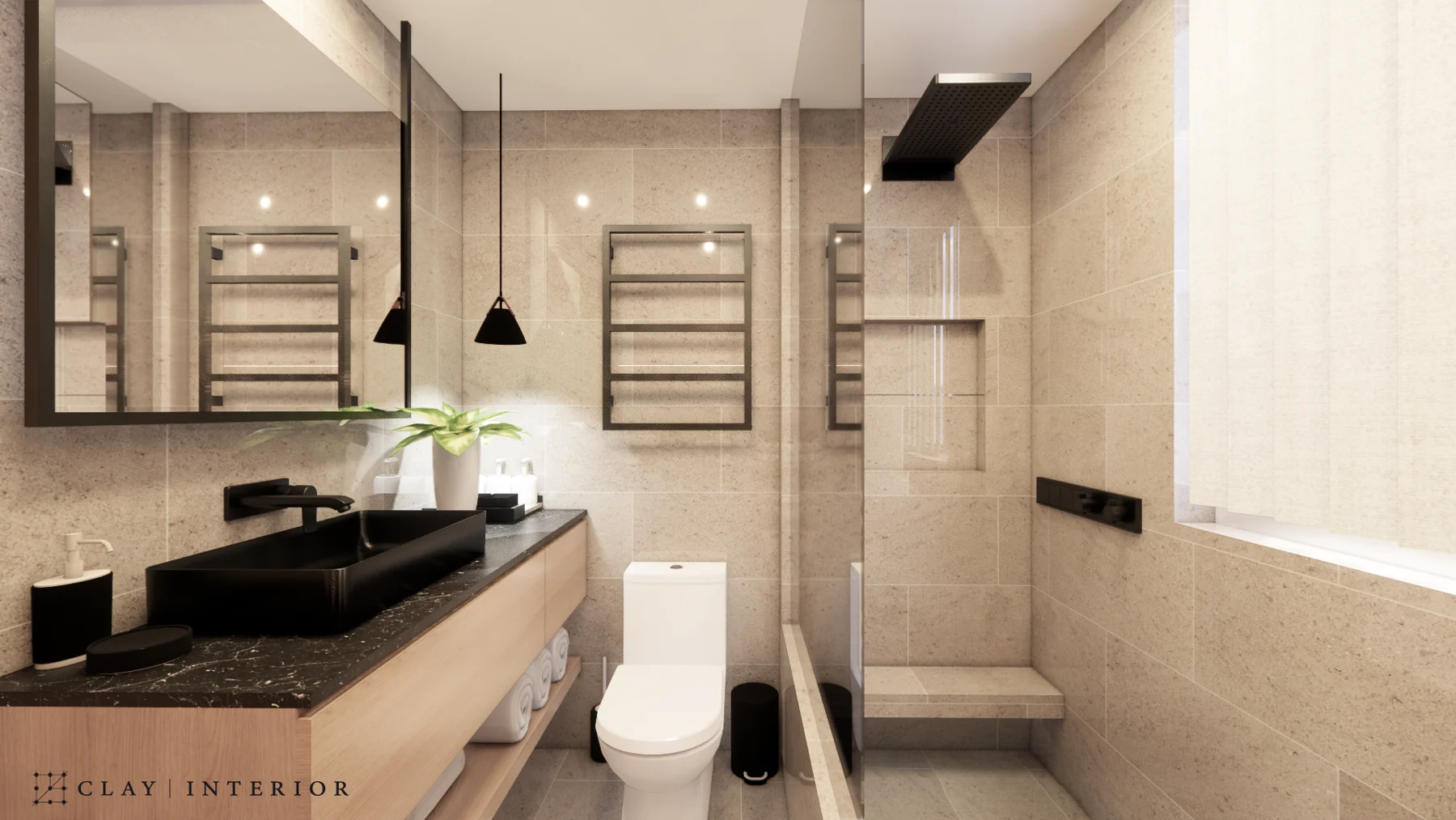 君臨天下 · 浴室設計 · CLAY Design / CLAY INTERIOR