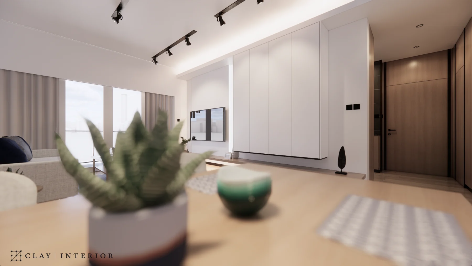 君臨天下 · 客廳設計 · CLAY Design / CLAY INTERIOR